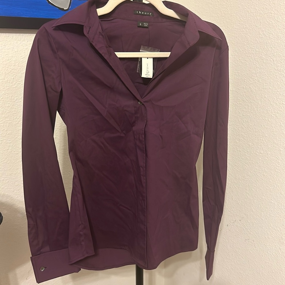 Theory button down shirt